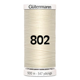 Gutermann naaigaren | 500m | 802 ecru naaigaren GM - 500M - 802 - ecru 4008015037345